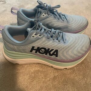 Hoka Gaviota Airy Blue Running Shoe, barely worn!